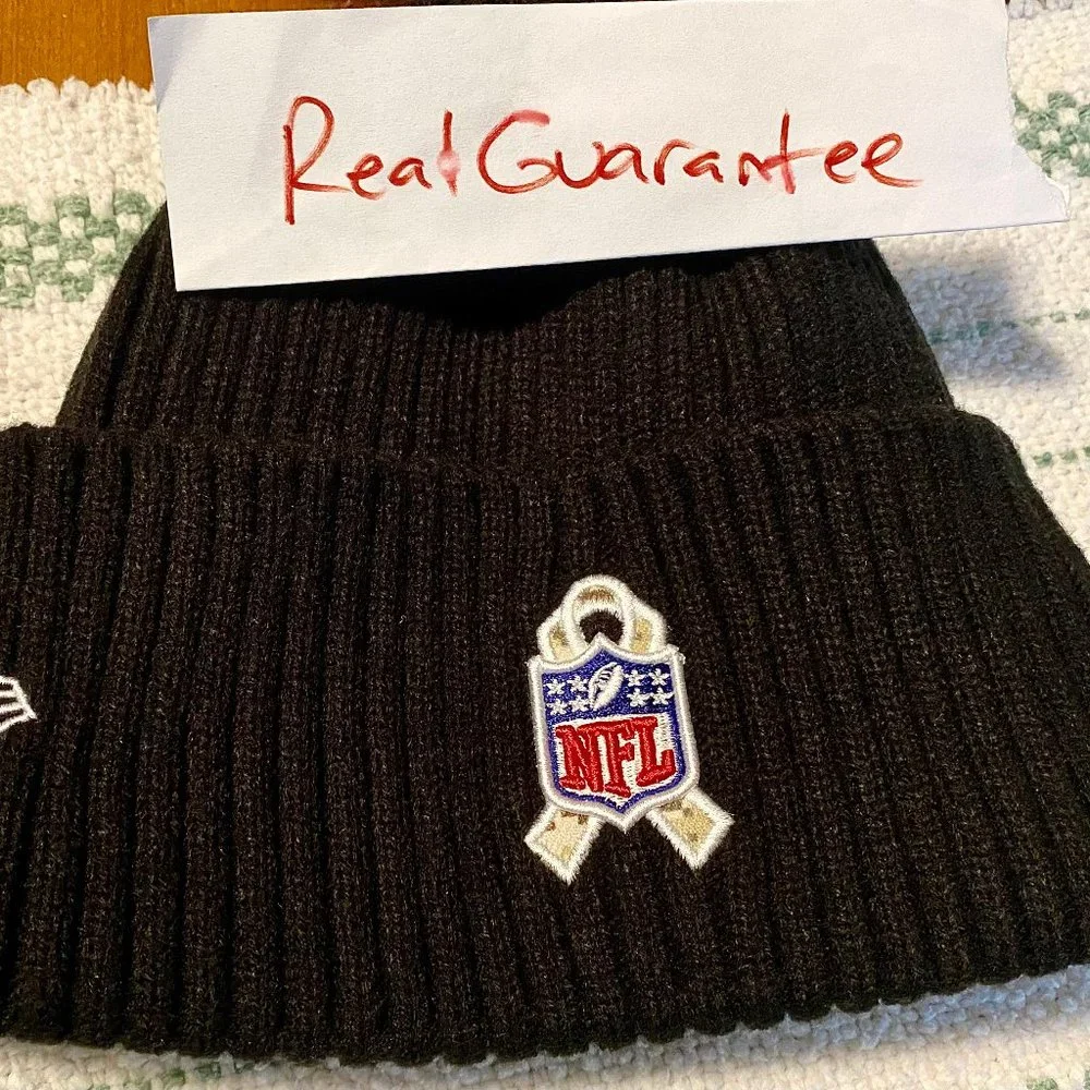 Nwt Authentic New Era New England Patriots Salute To Service Sport Knit Hat Cap - Picture 4 of 4
